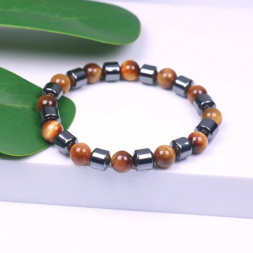 Pulsera de ojo de tigre con energía curativa