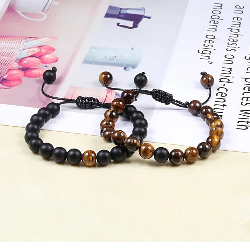 Pulsera de ojo de tigre para hombre