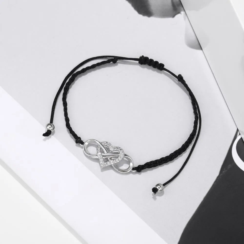 Pulsera de pareja con símbolo de infinito