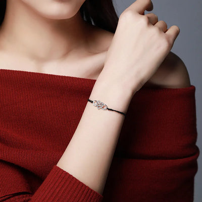 Pulsera de pareja con símbolo de infinito