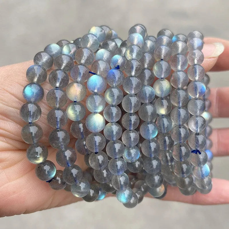 Pulsera de piedra natural brillante