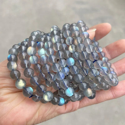 Pulsera de piedra natural brillante