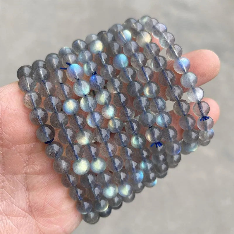 Pulsera de piedra natural brillante