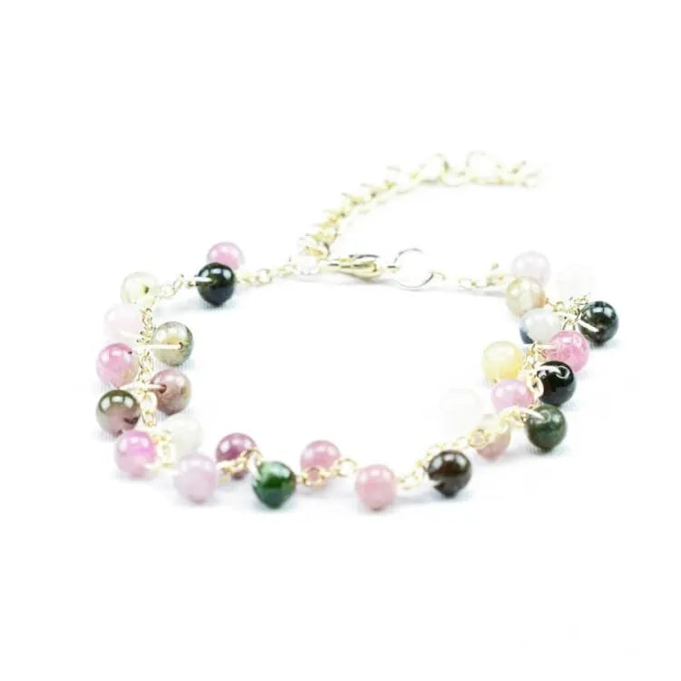 Pulsera de piedras de colores