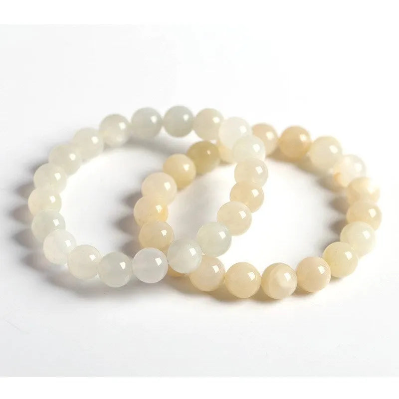 Pulsera de piedras naturales blancas