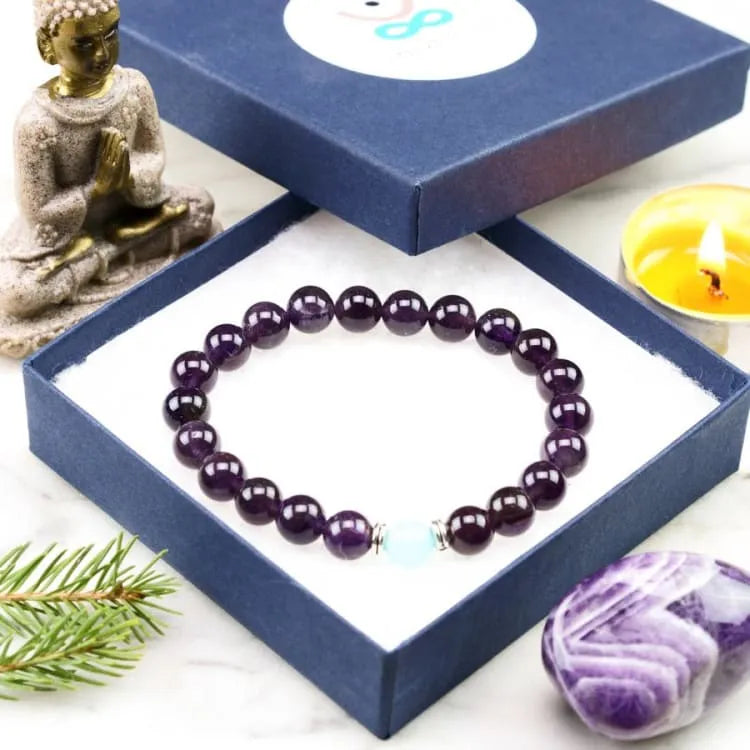 Pulsera de pureza de la amatista