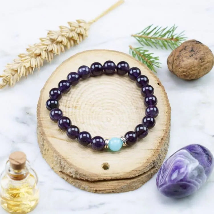 Pulsera de pureza de la amatista