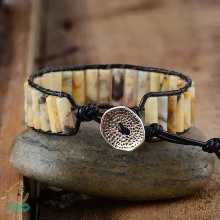 Pulsera de regulación de piedra lunar