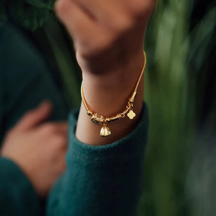 Pulsera de semillas de loto Eternity