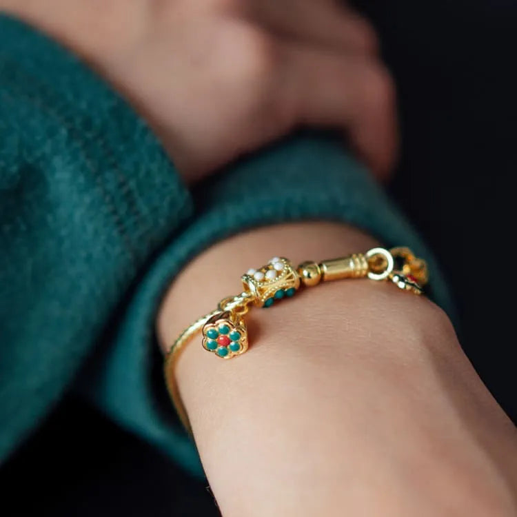 Pulsera de semillas de loto Eternity