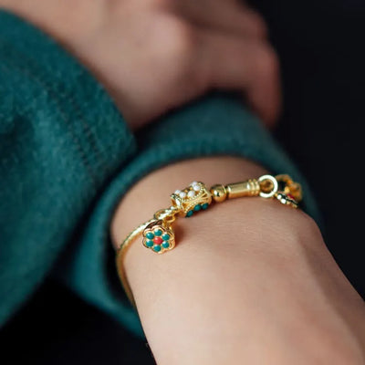 Pulsera de semillas de loto Eternity