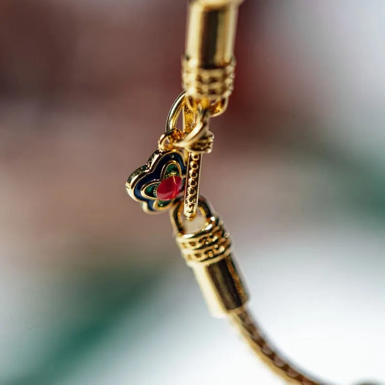 Pulsera de semillas de loto Eternity