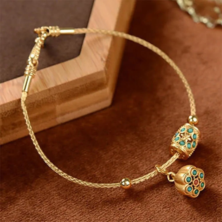 Pulsera de semillas de loto Eternity