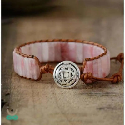 Pulsera de ternura en cuarzo rosa