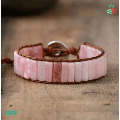 Pulsera de ternura en cuarzo rosa