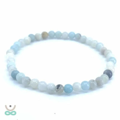 Pulsera delgada de amazonita
