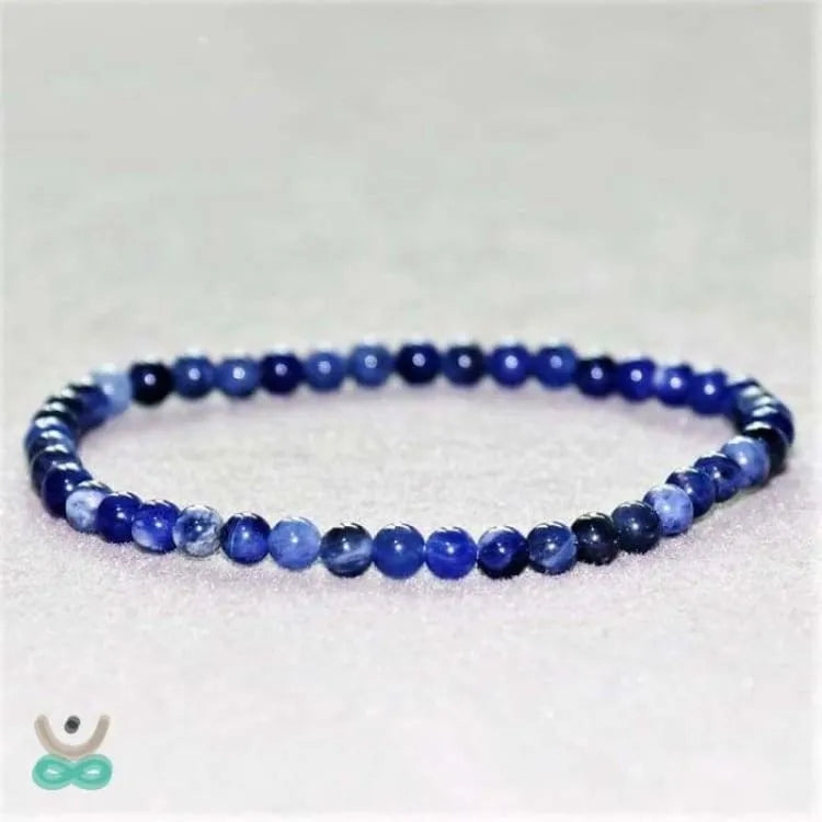 Pulsera delgada de sodalita