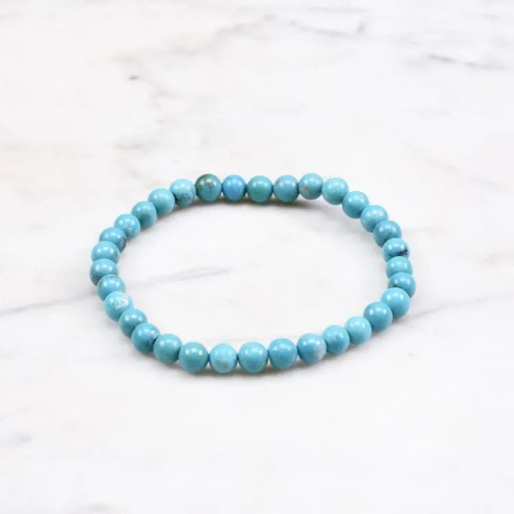 Pulsera delgada de turquesa