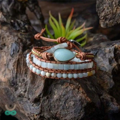 Pulsera emociones en amazonita