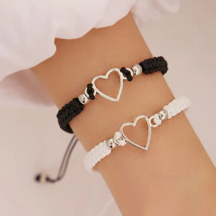 Pulsera en forma de corazón para enamorados