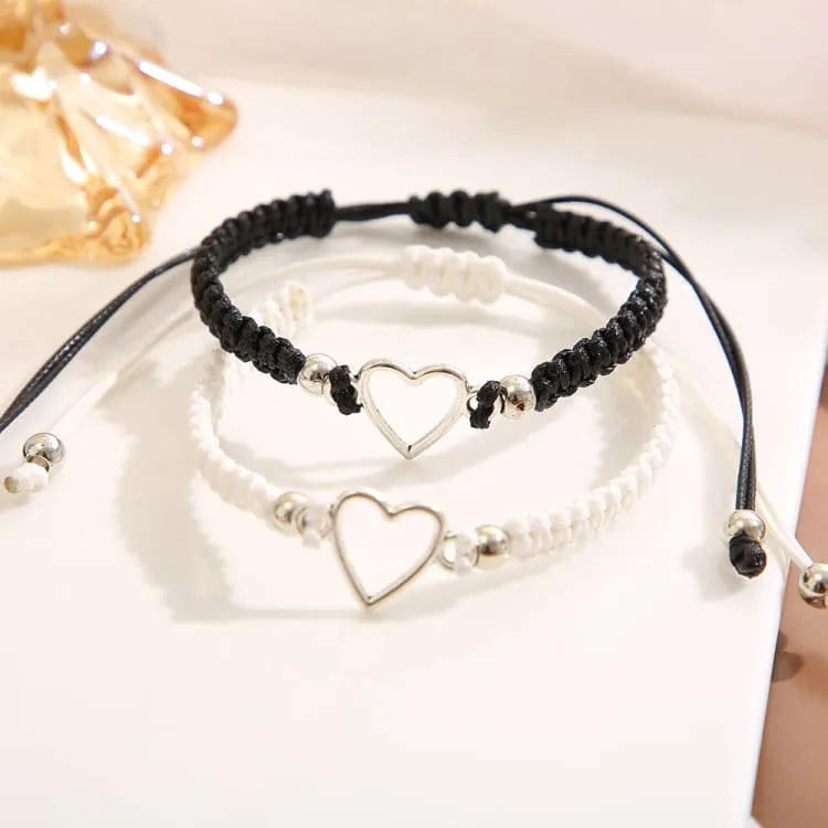 Pulsera en forma de corazón para enamorados