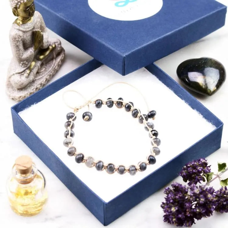 Pulsera "energía"en labradorita