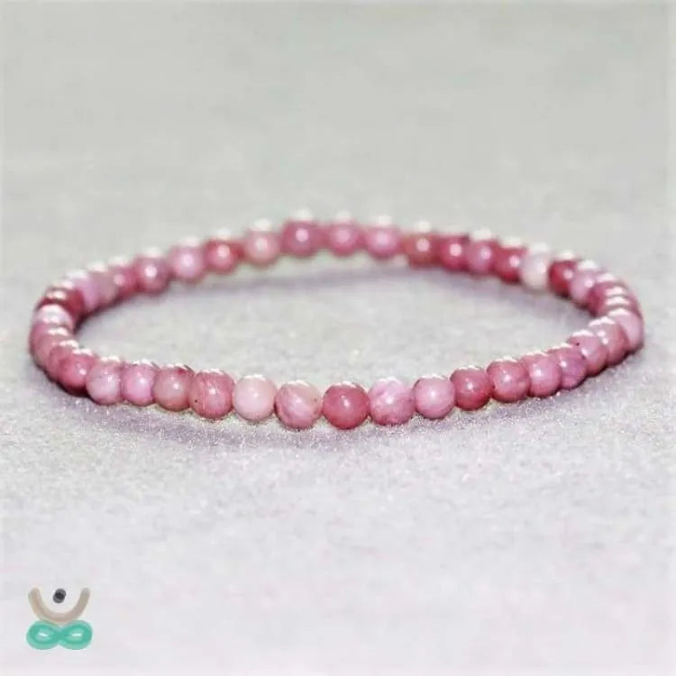 Pulsera fina de rodonita