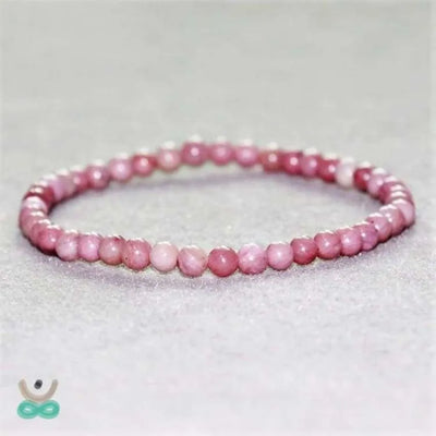 Pulsera fina de rodonita