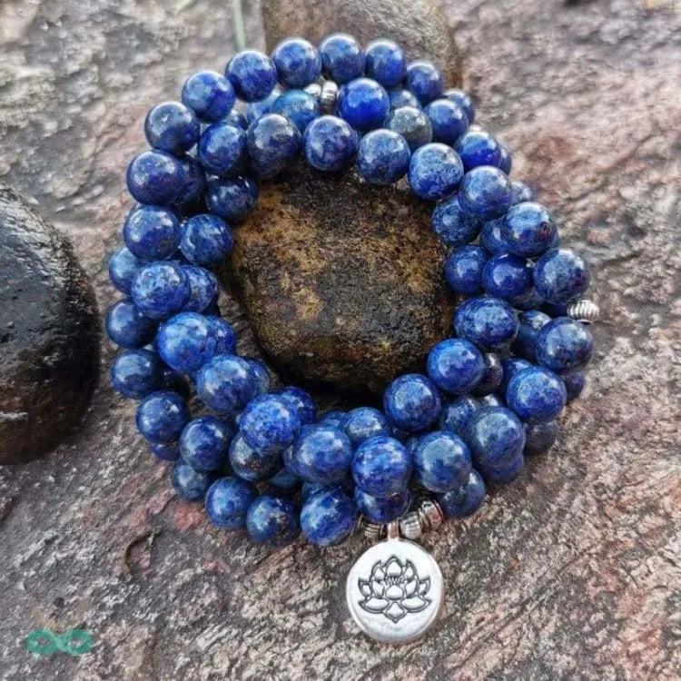 Pulsera mala de lapislázuli