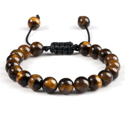 Pulsera ojo de tigre con piedras naturales