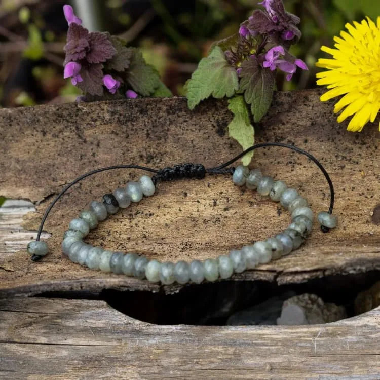 Pulsera "resiliencia" en labradorita