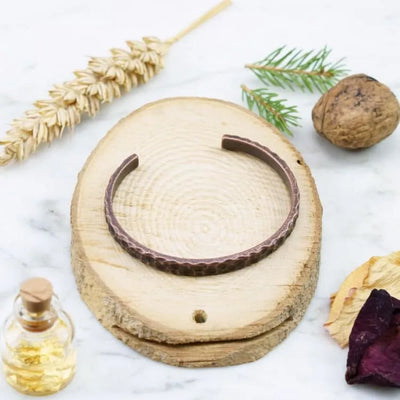 Pulsera tibetana de cobre 'Vitalidad' - Energía y equilibrio espiritual en tu muñeca