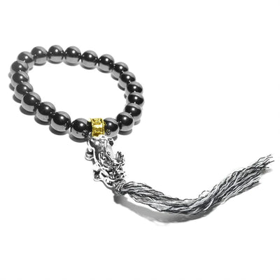 Pulsera tibetana de hematites