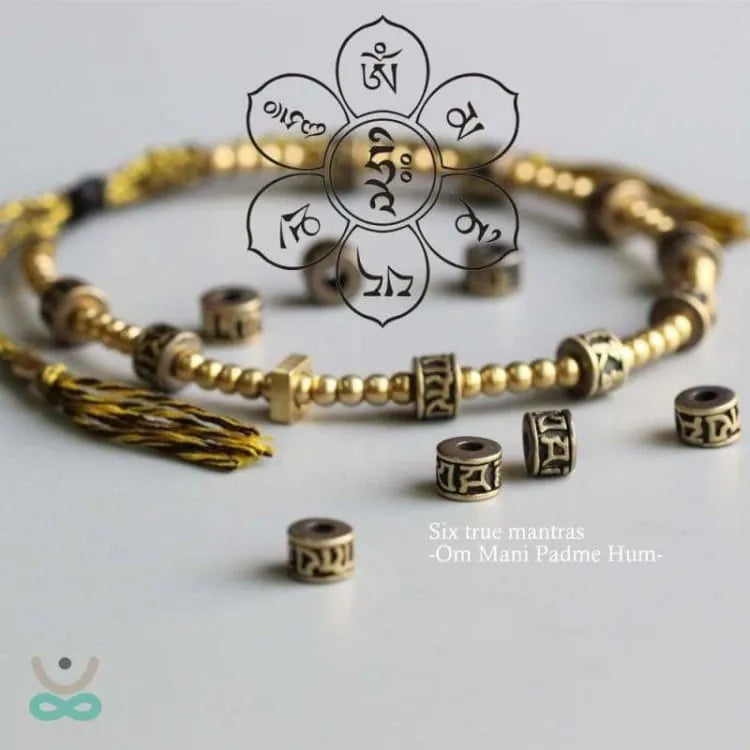 Pulsera tibetana "om mane padme um"