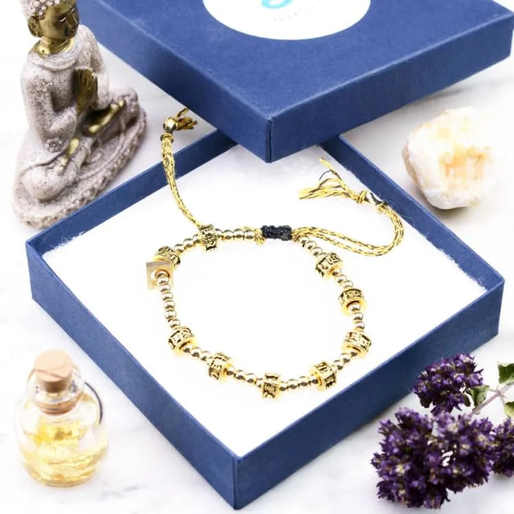 Pulsera tibetana "om mane padme um"