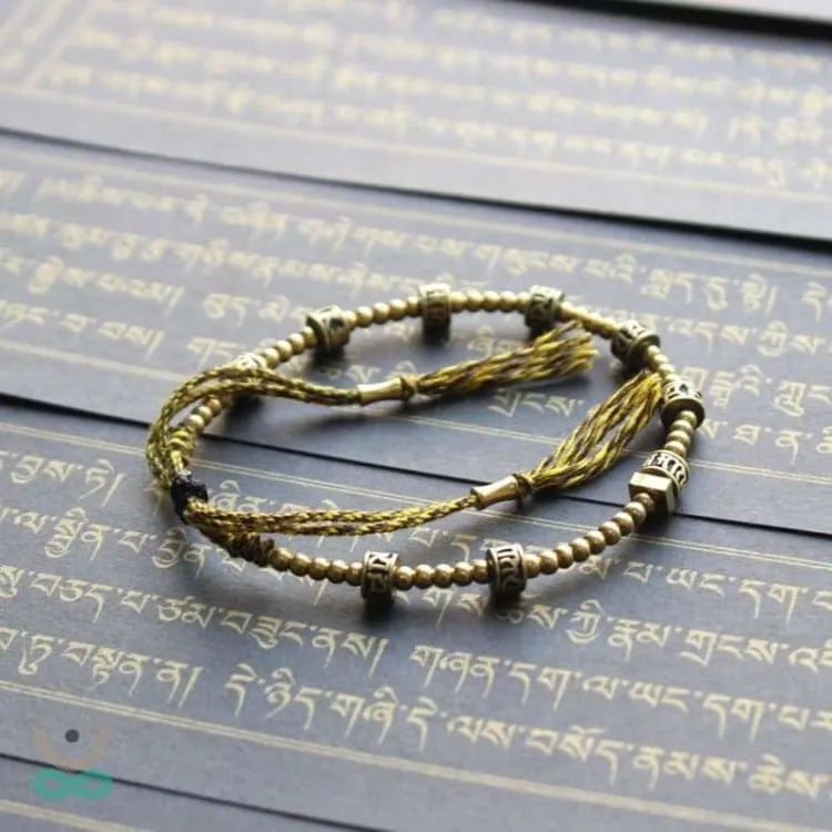 Pulsera tibetana "om mane padme um"