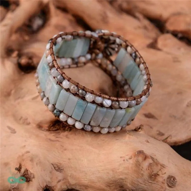 Pulsera vida amazonita