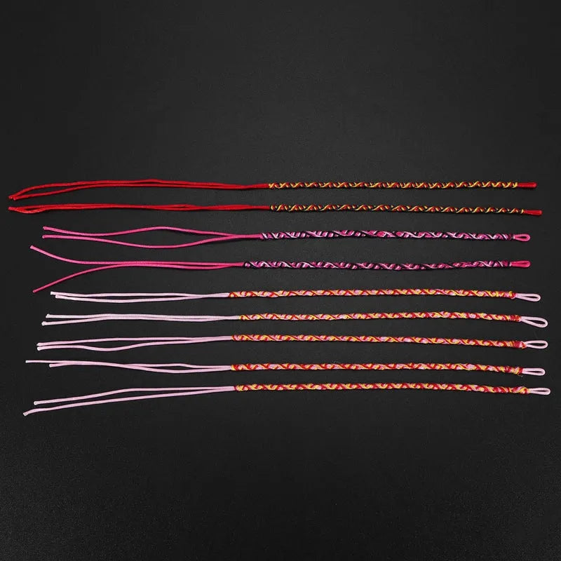 Pulseras brasileñas tejidas a mano 9 piezas
