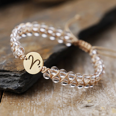 Pulseras de Pareja Tejidas a Mano con Constelaciones de Piedra Natural – Conexión y Energía Cósmica