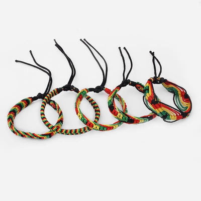 Pulseras rasta brasileñas mixtas