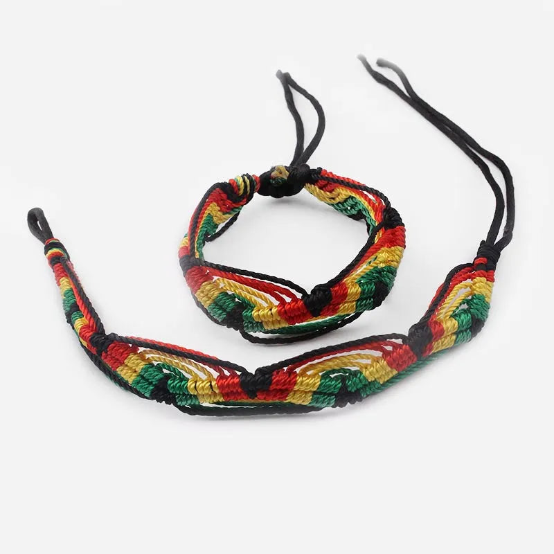 Pulseras rasta brasileñas mixtas