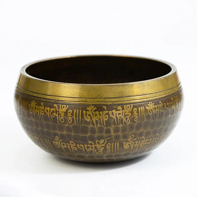 Himalayan Tibetan Singing Bowl with Mantras – Harmony, Vibration and Inner Healing