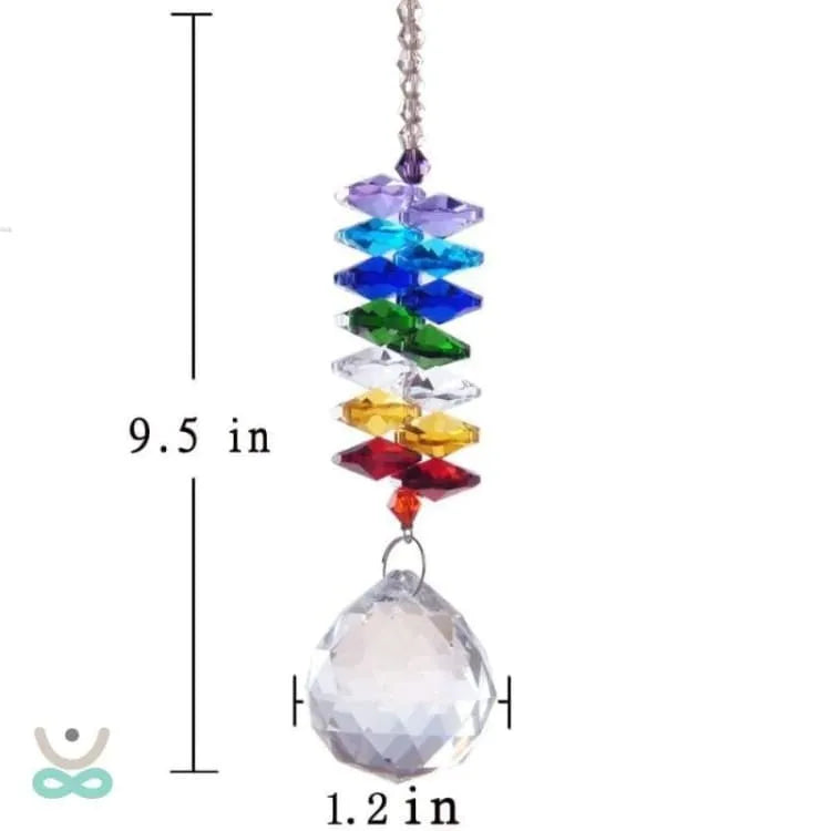 Sensor Solar 7 Chakras de Cristal – Armonía, Luz y Energía Positiva