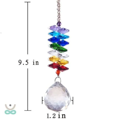 Sensor Solar 7 Chakras de Cristal – Armonía, Luz y Energía Positiva