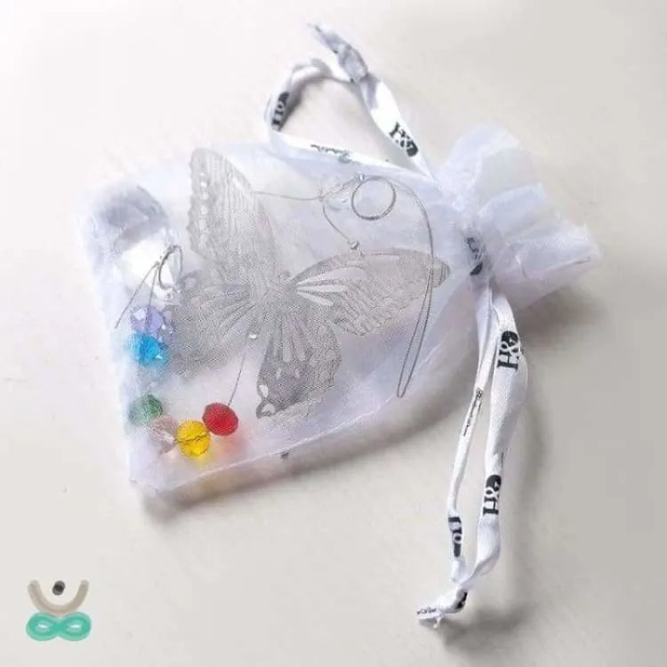 Sensor de sol mariposa de cristal