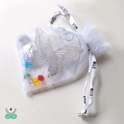 Sensor de sol mariposa de cristal