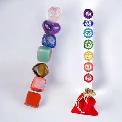 Set de Gemas Naturales 7 Chakras