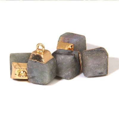 Zen Necklace Pendant with Colorful Cubic Zirconia – Light, Harmony and Inner Elegance