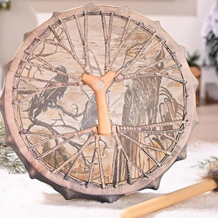 Tambor Chamanico con cuervos