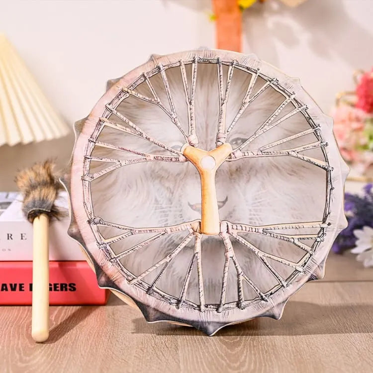 Tambor chamánico León Blanco